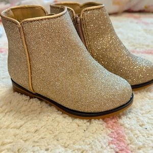 Toddler Sparkle Boots Gold